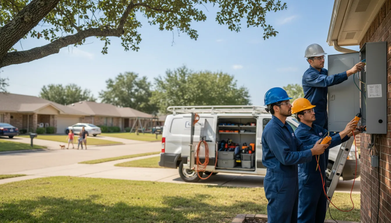 Certified electrician providing emergency electrical services in Tempe, AZ